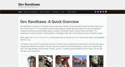Desktop Screenshot of devrandhawa.com