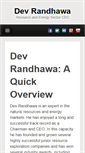 Mobile Screenshot of devrandhawa.com