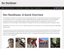 Tablet Screenshot of devrandhawa.com